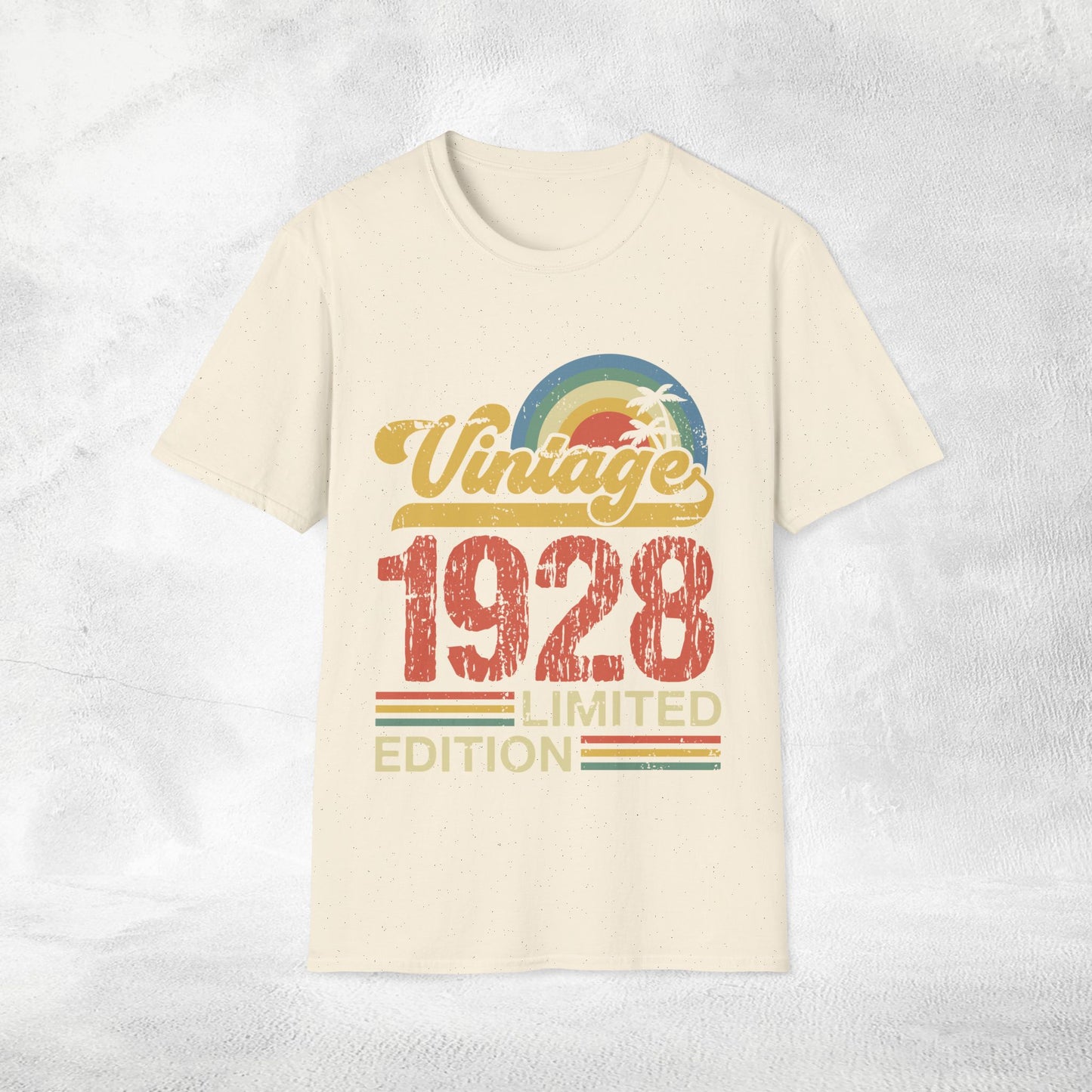 Unisex year of birth shirt 1928
