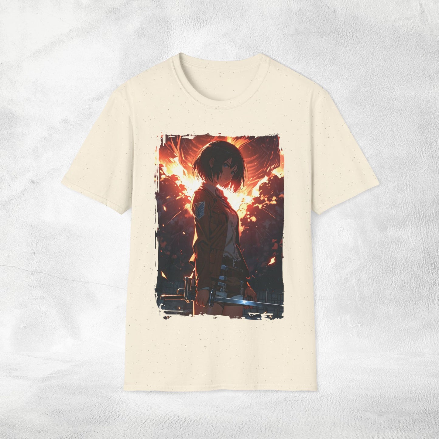 Unisex anime shirt Mikasa Ackerman