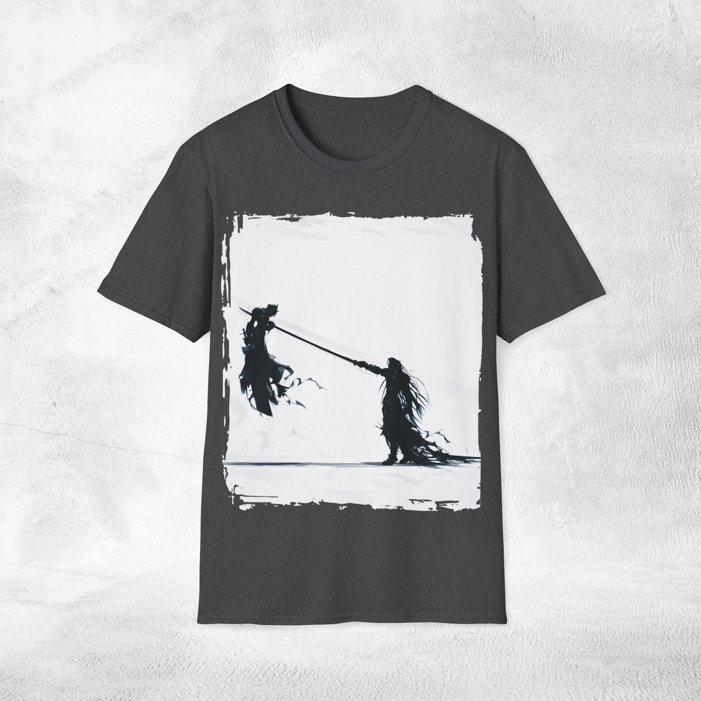 Unisex Gaming shirt Final Fantasy Cloud Strife and Sephiroth
