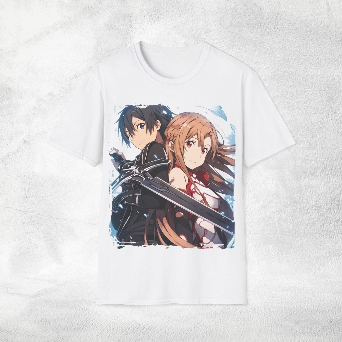 Unisex anime shirt Kazuto Kirigaya / Kirito and Asuna Yuuki