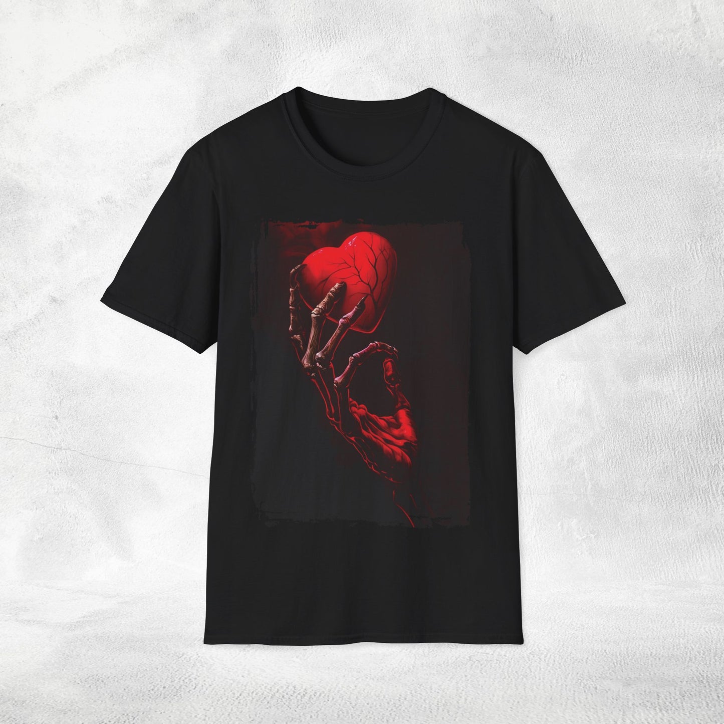 Unisex Gothic Shirt Heart