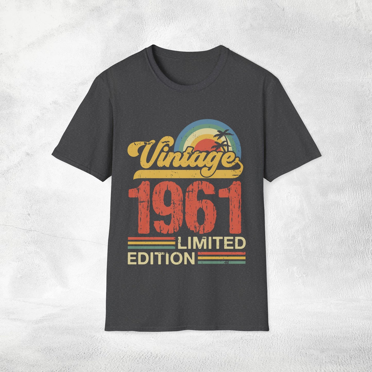 Unisex year of birth shirt 1961