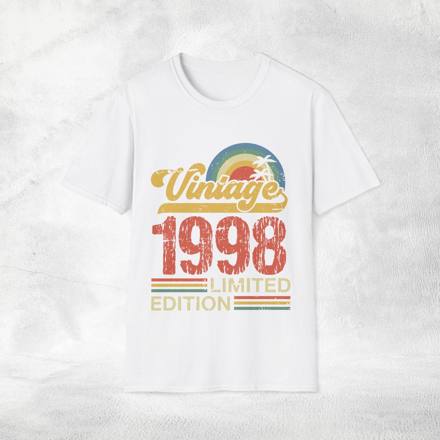 Unisex year of birth shirt 1998