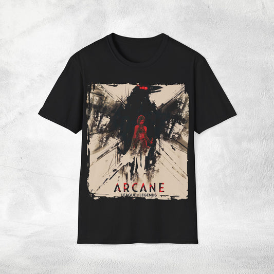 Unisex Gaming shirt Arcane Series LOL Jinx