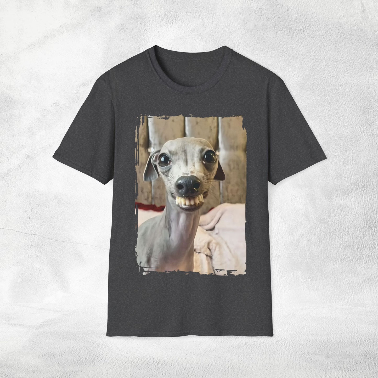 Unisex funny shirt just smile