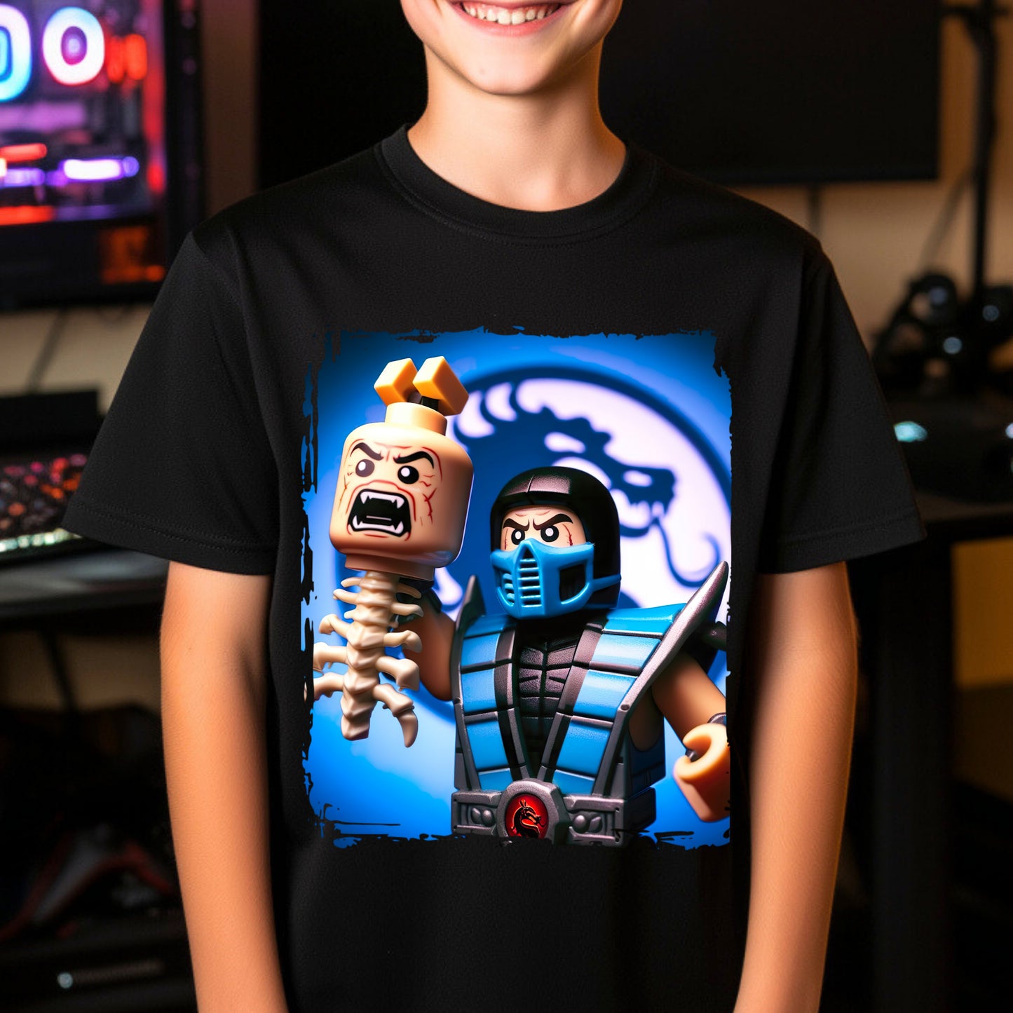 Kids  gaming shirt Mortal Kombat