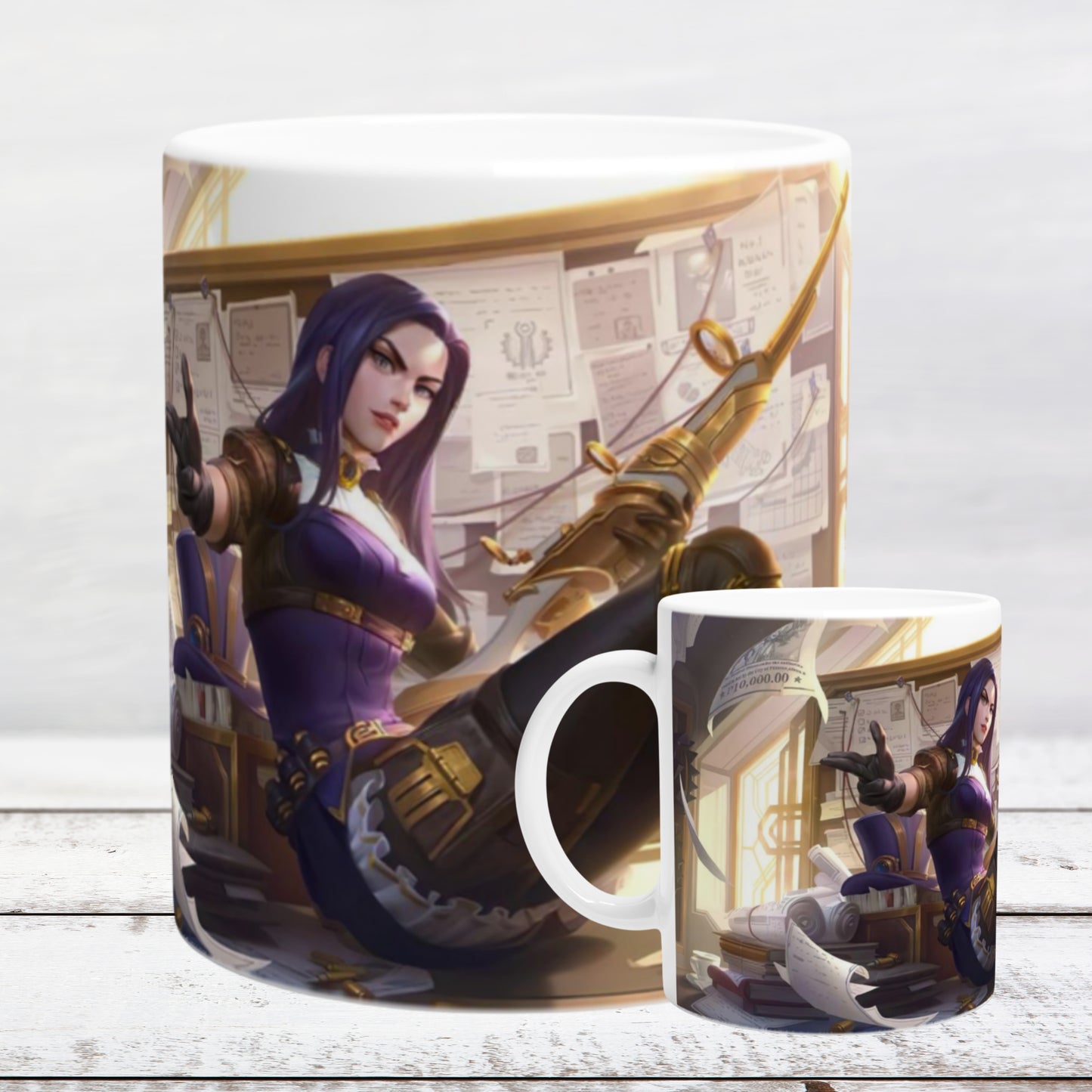 Ceramic Mug 11oz / 325ml LOL Caitlyn