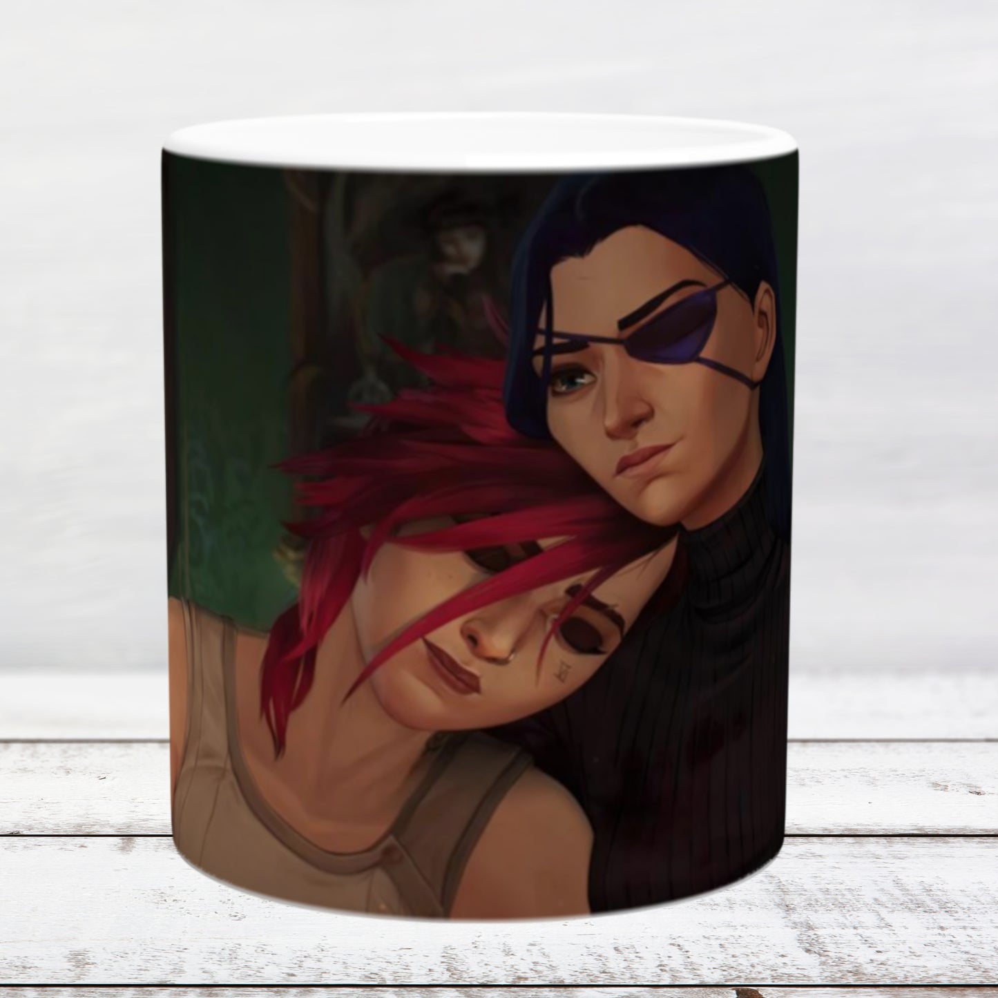 Ceramic mug 11oz / 325 ml LOL Caitlyn and Vi