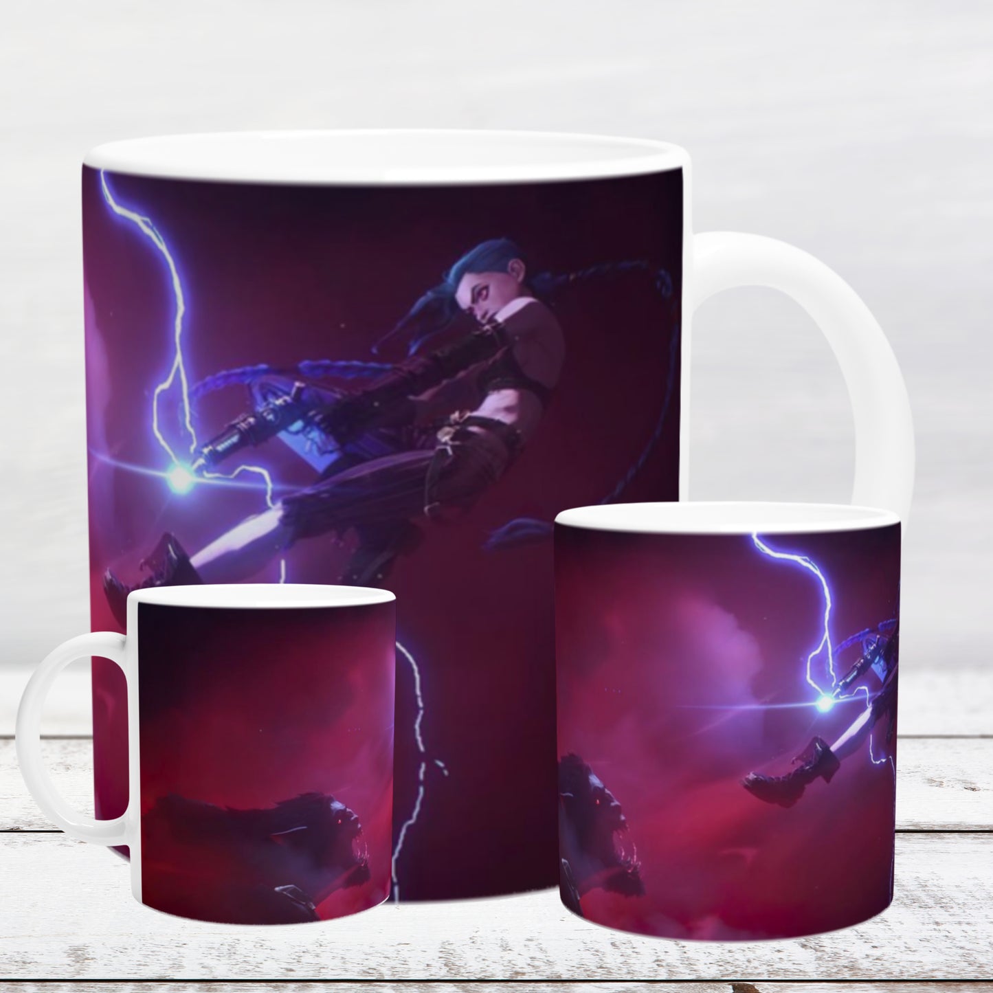 Keramiktasse 11oz / 325 ml LOL Jinx and Warwick