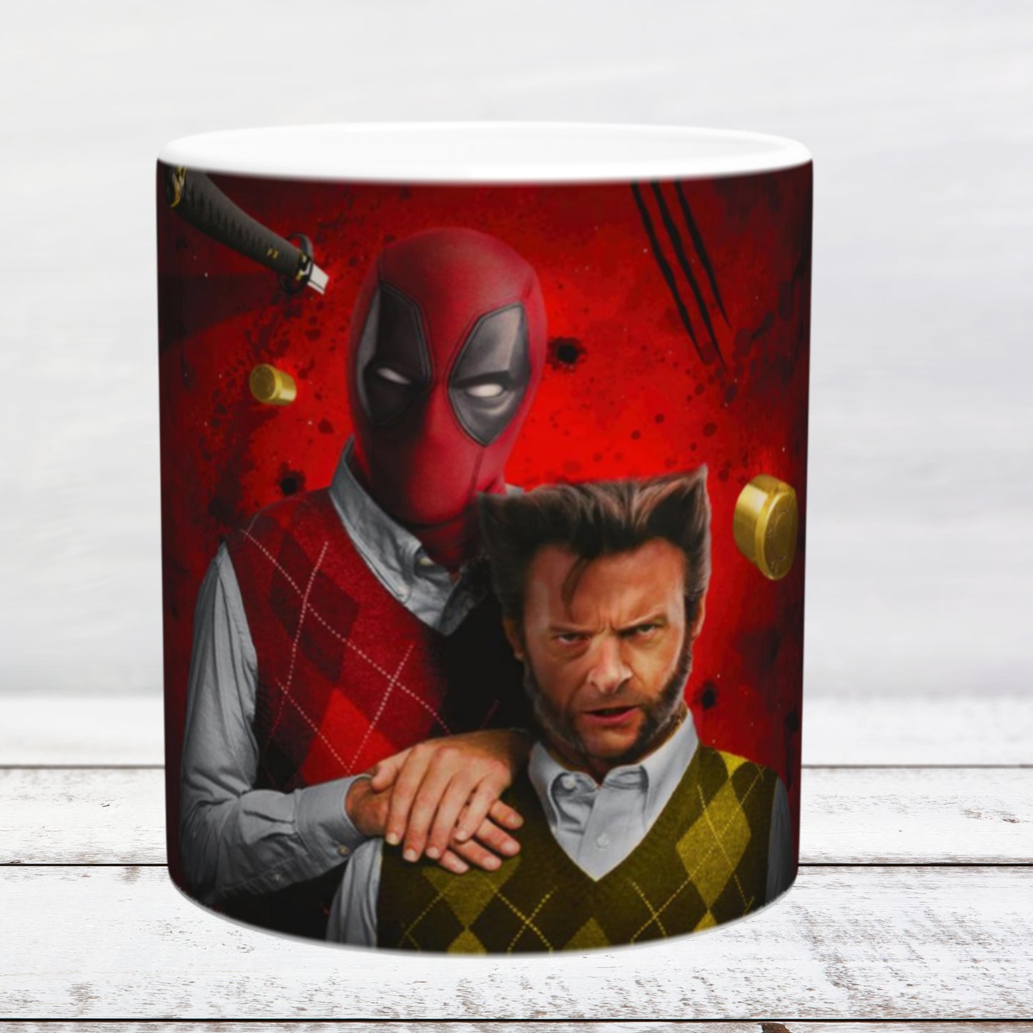 Ceramic mug 11oz / 325 ml Merc with a Mouth