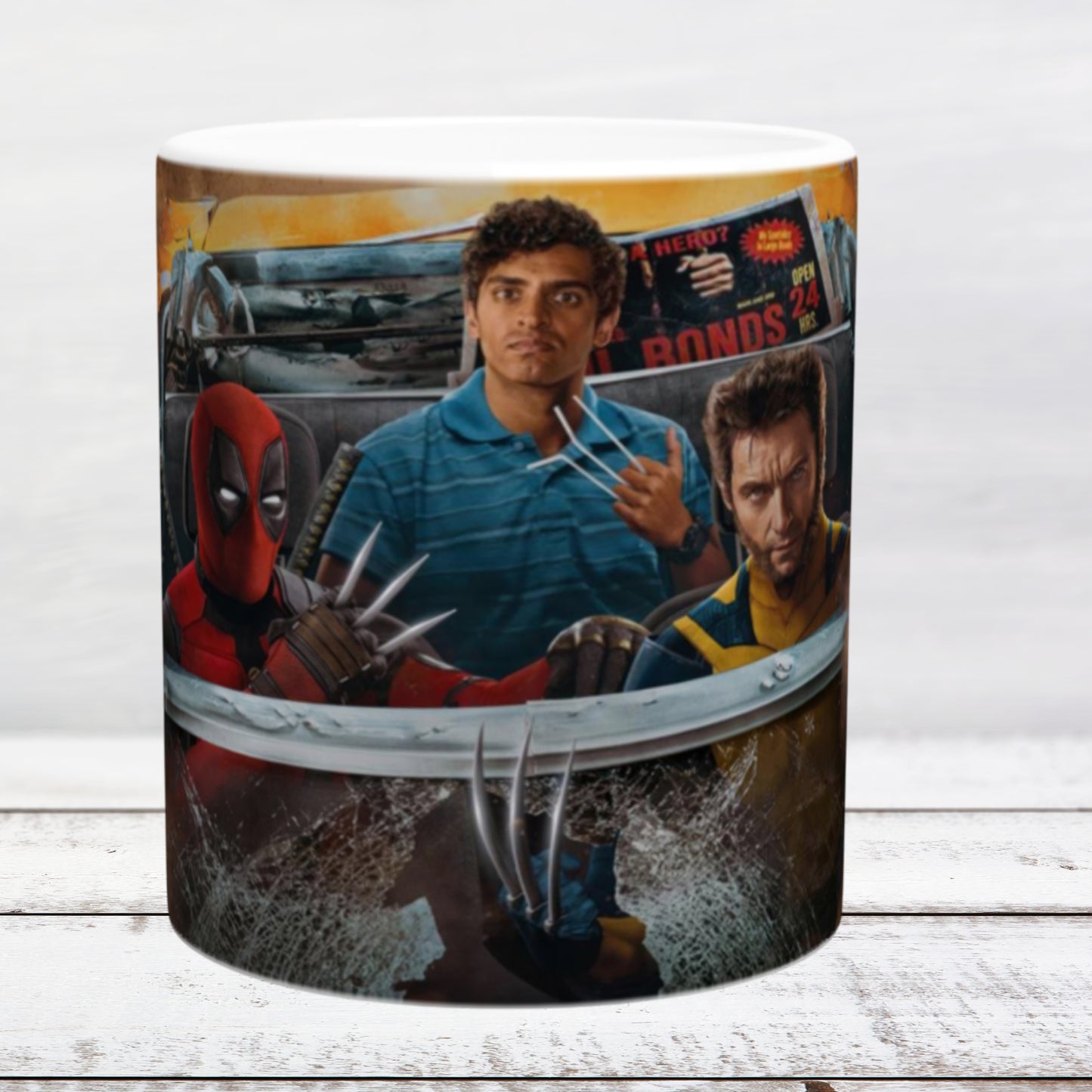 Ceramic mug 11oz / 325 ml Merc with a Mouth