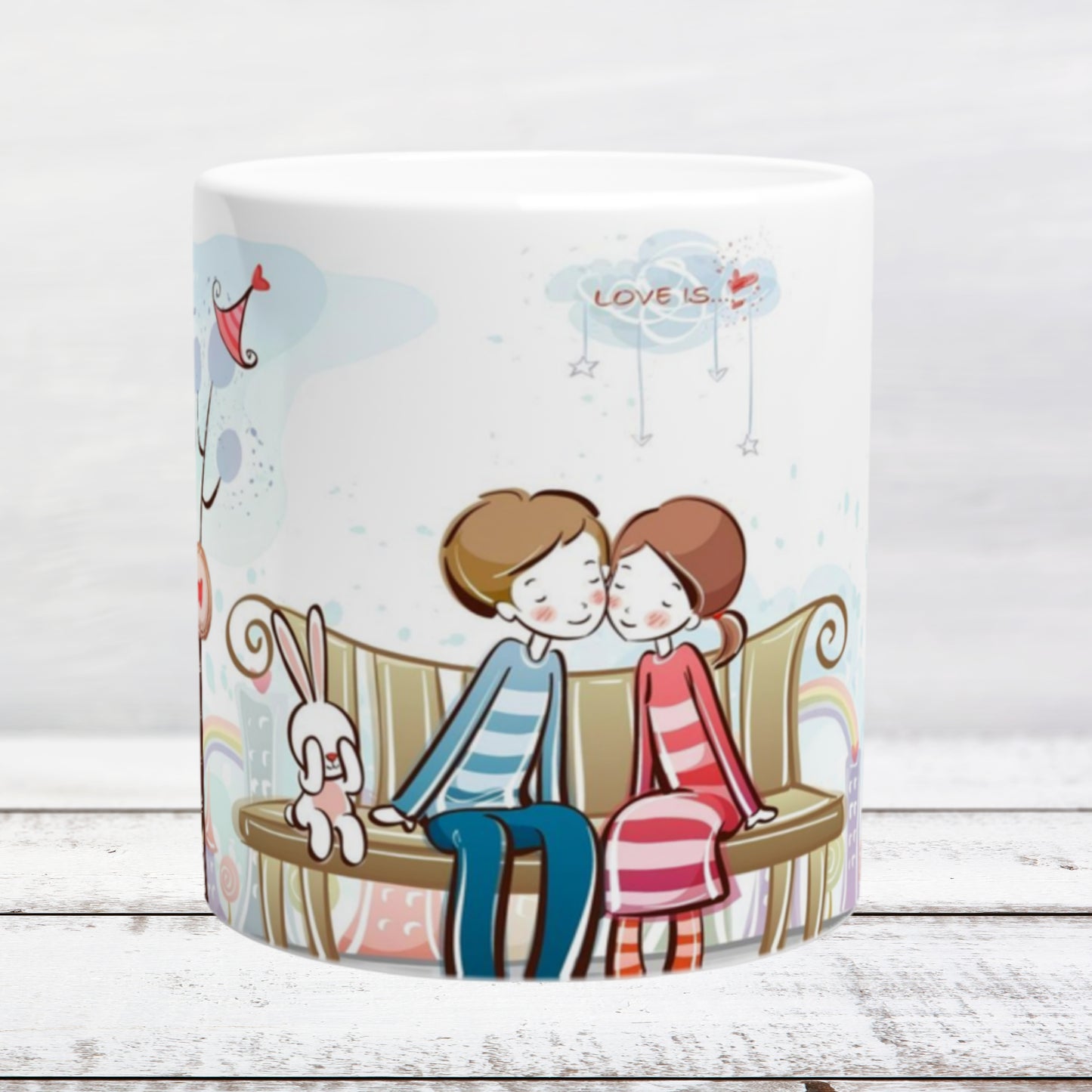 Ceramic mug 11oz / 325 ml Love is...