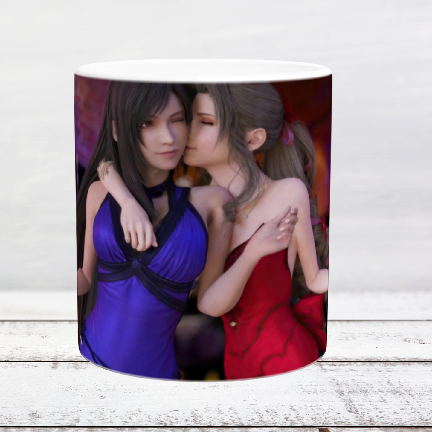 Ceramic mug 11oz / 325 ml FF7 Aerith and Tifa