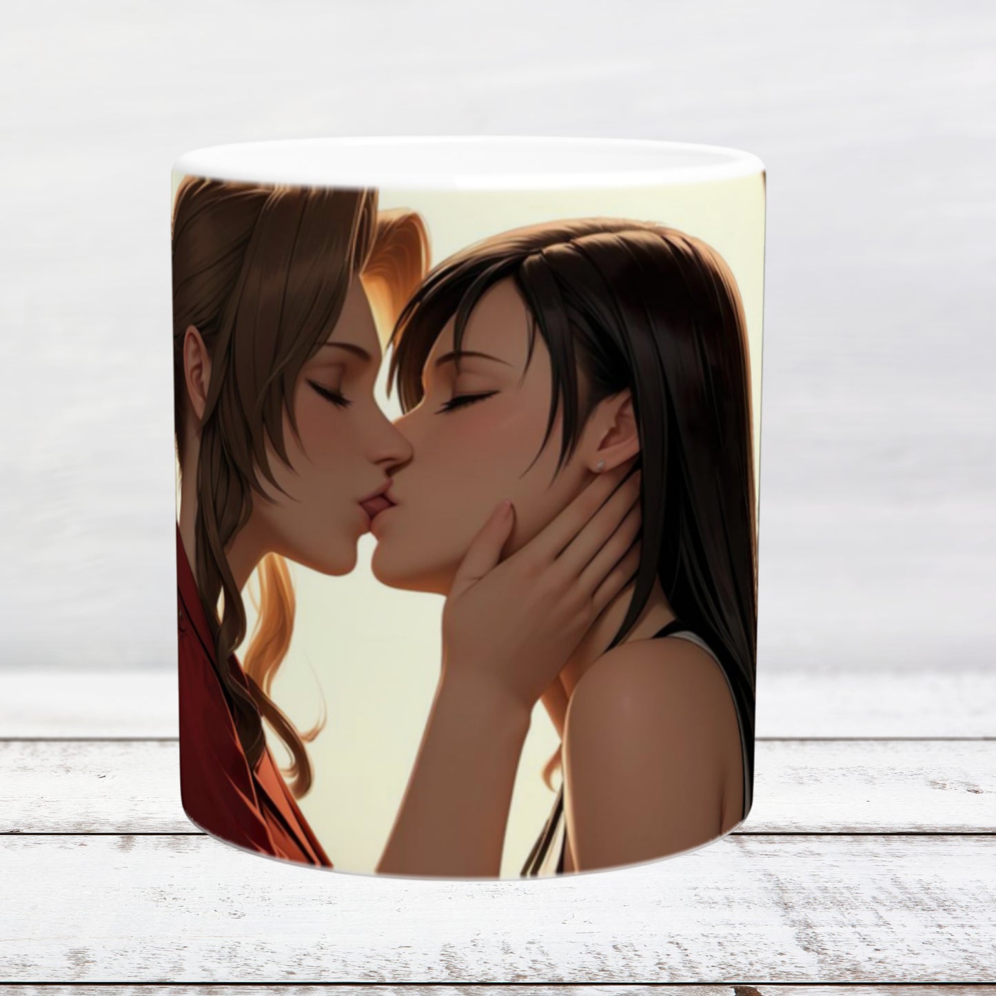Ceramic mug 11oz / 325 ml FF7 Aerith and Tifa