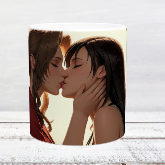 Ceramic mug 11oz / 325 ml FF7 Aerith and Tifa