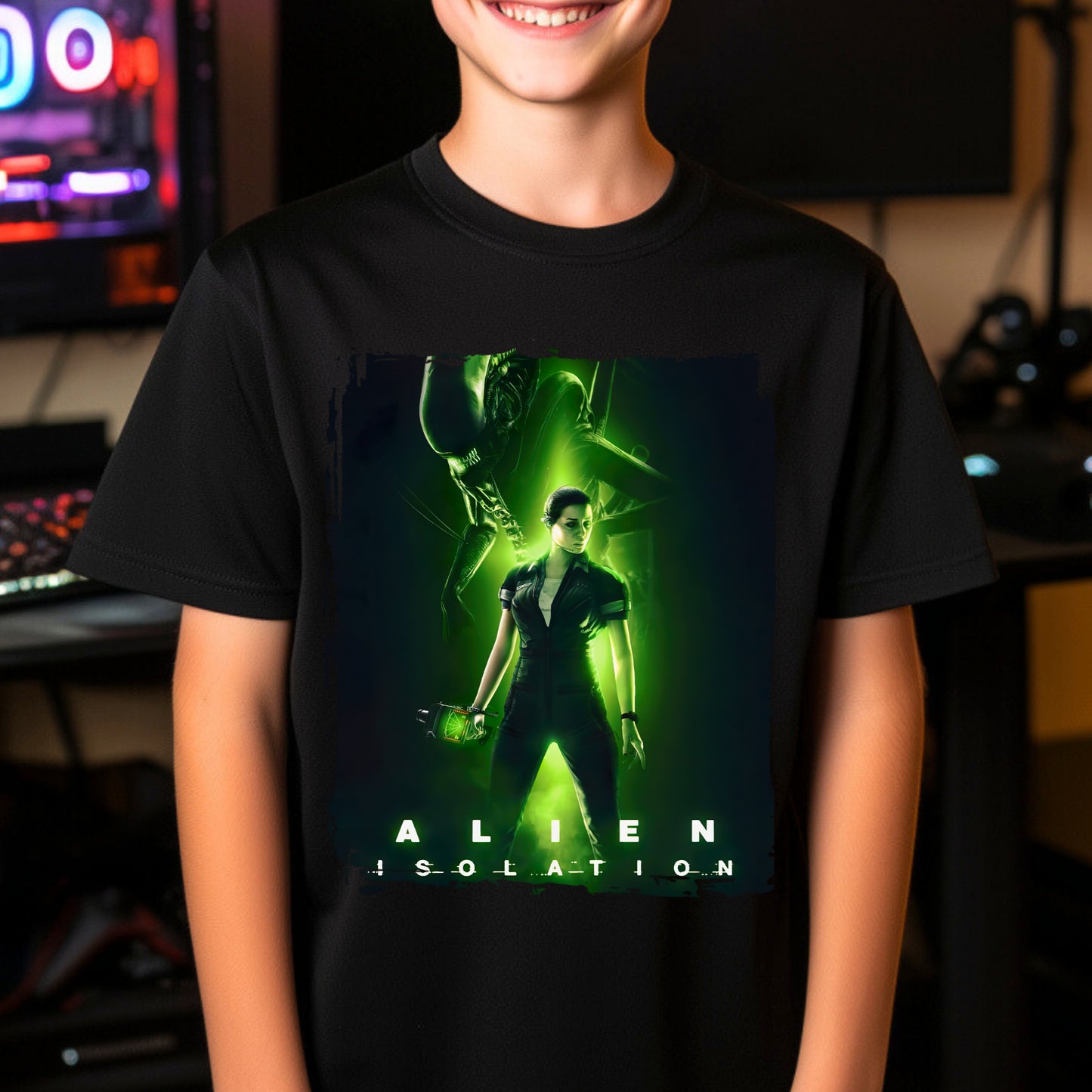 Kids gaming shirt Alien Isolation