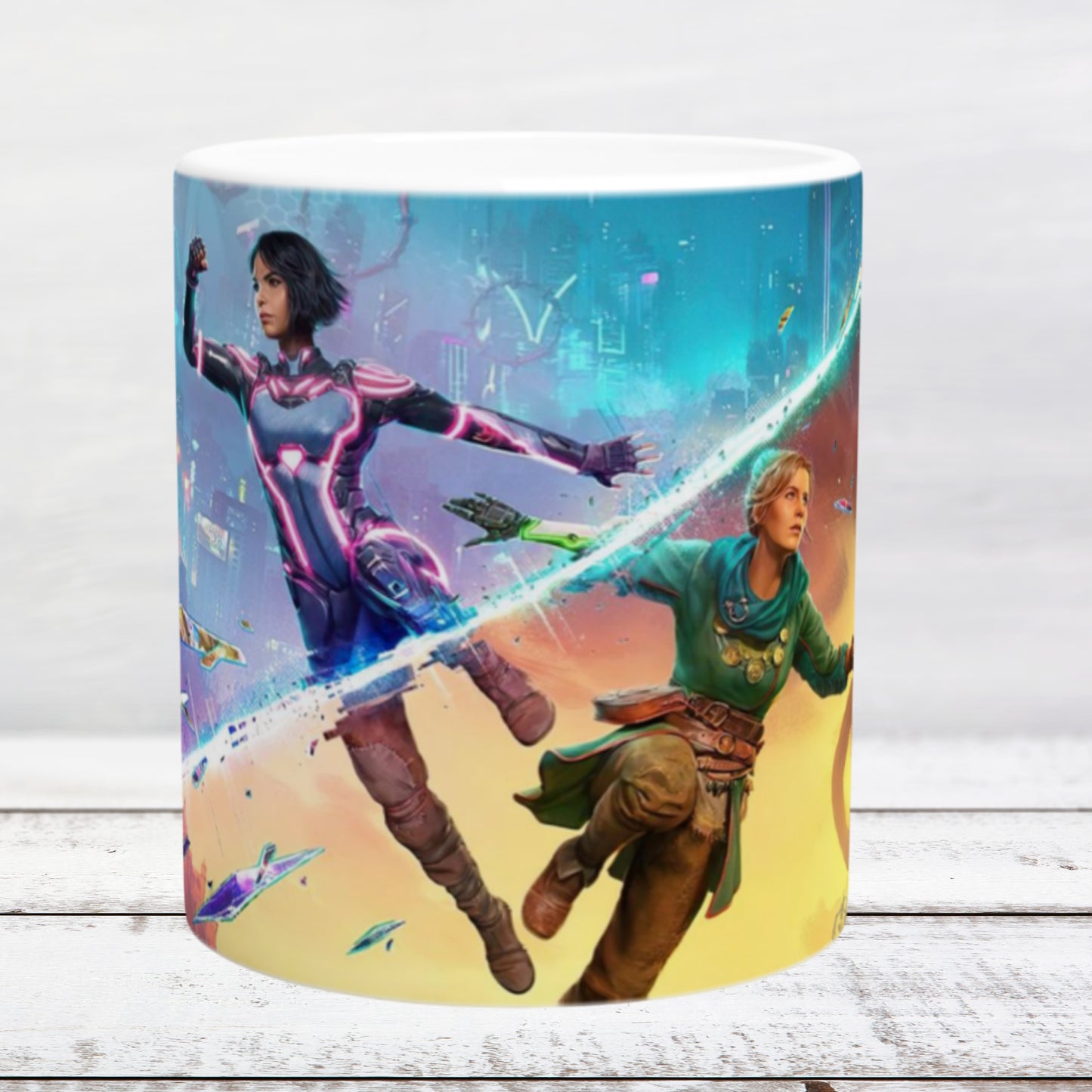 Keramiktasse 11oz / 325 ml Split Fiction