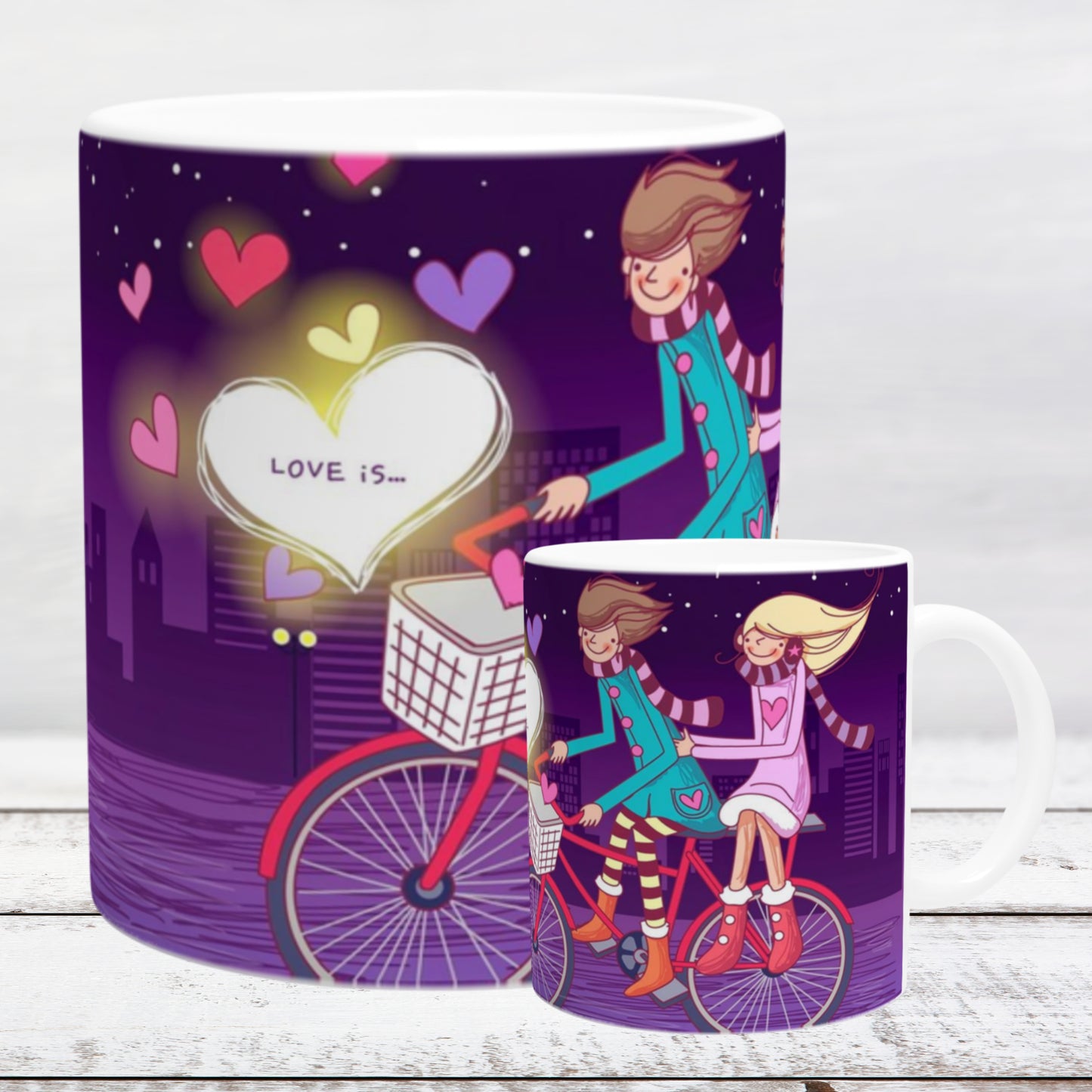 Ceramic mug 11oz / 325 ml Love is...
